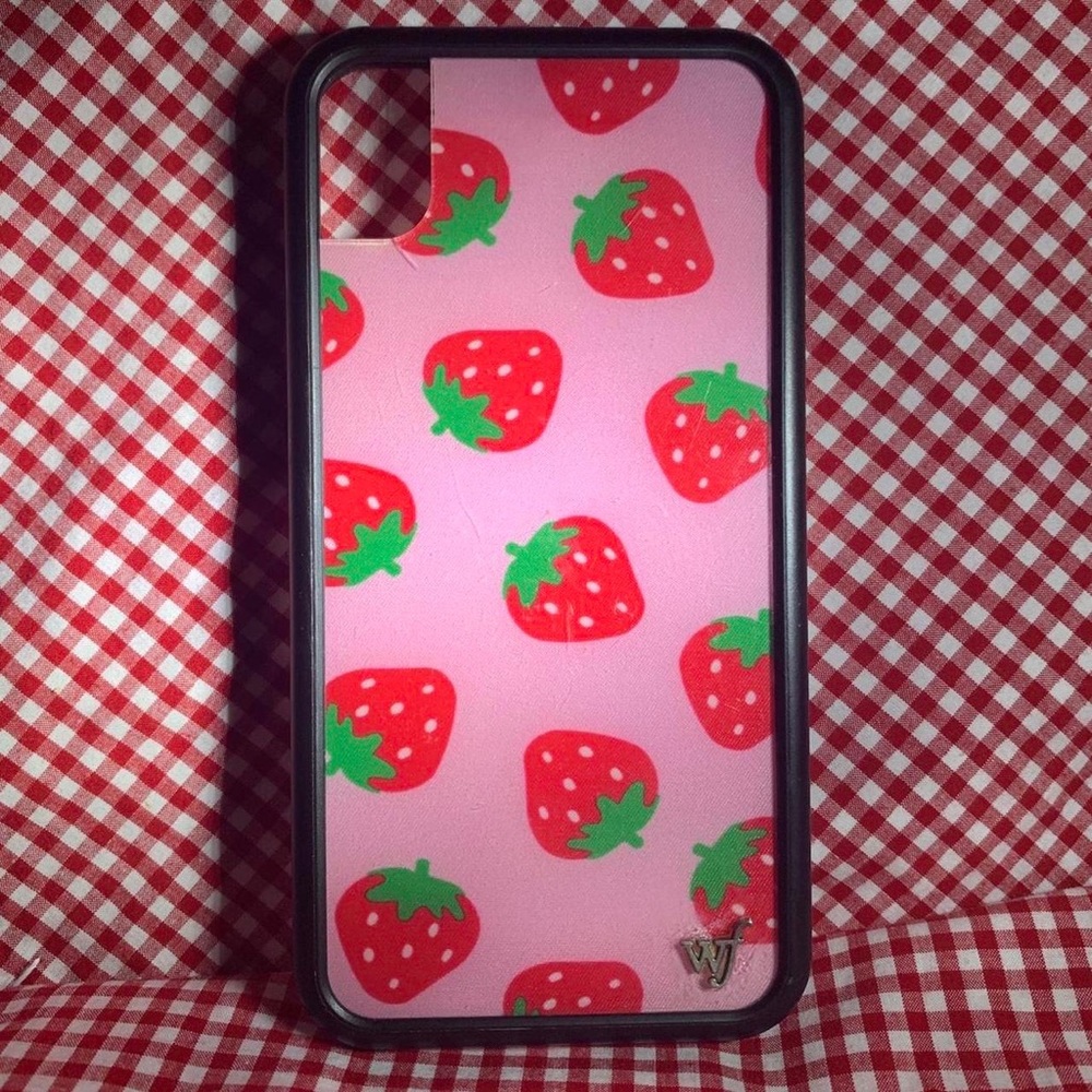 Wildflower IPhone XR Case- Strawberry Pattern 🍓